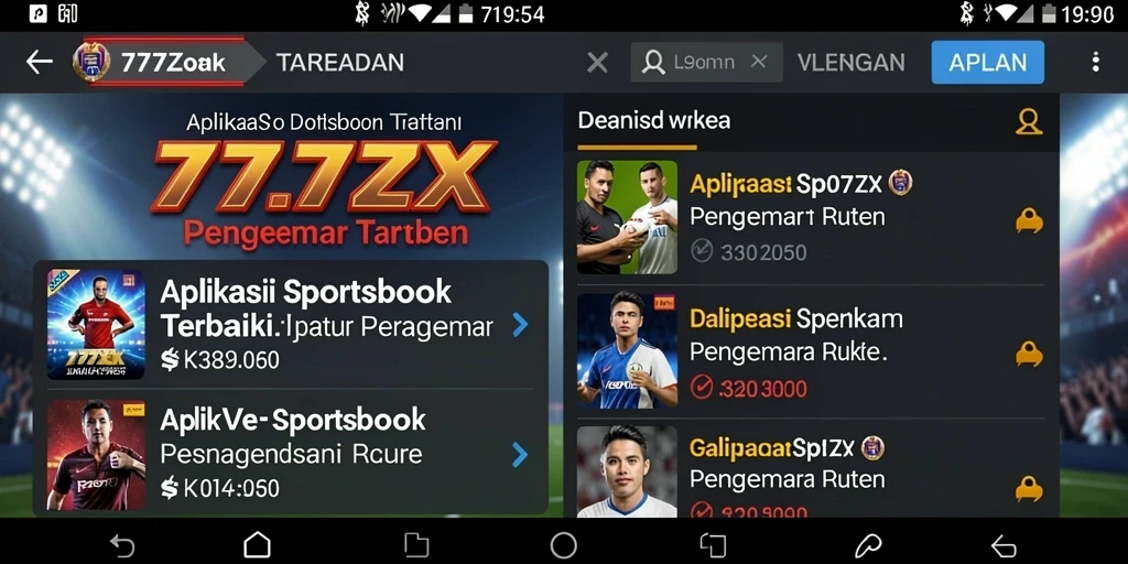 Tampilan gameplay Sportsbook yang menarik dan interaktif.