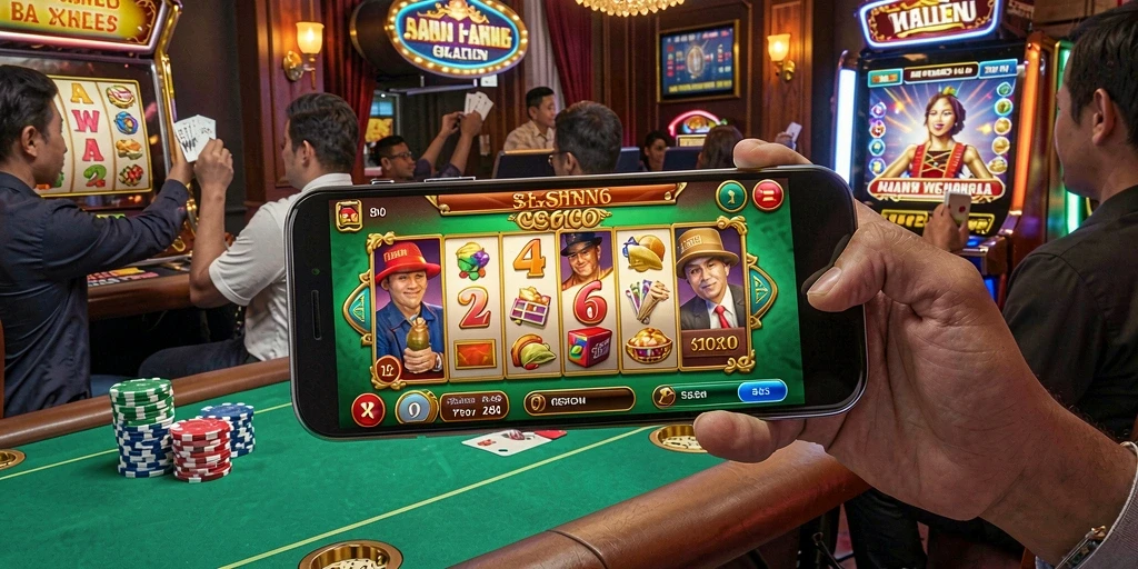 Tangkapan layar gameplay Kasino 8180 yang menarik dan penuh warna.