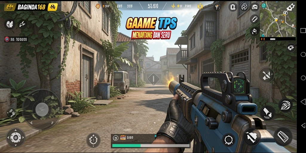 Tampilan aksi seru BAGINDA168 dalam gameplay TPS yang menarik.