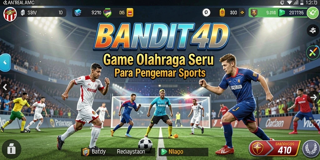 Tampilan gameplay menarik dari BANDIT4D yang menampilkan aksi olahraga seru.
