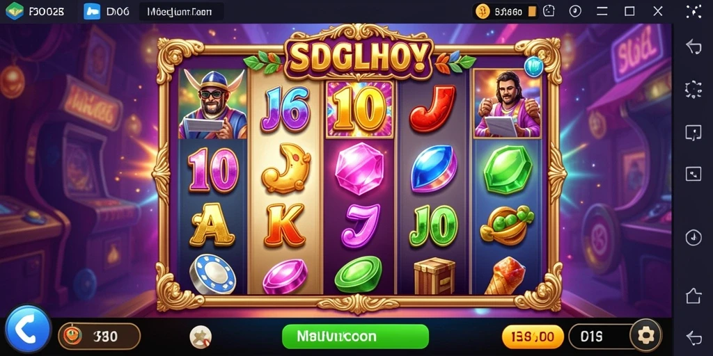 Screenshot gameplay D06 menunjukkan aksi menarik dalam permainan Slot.