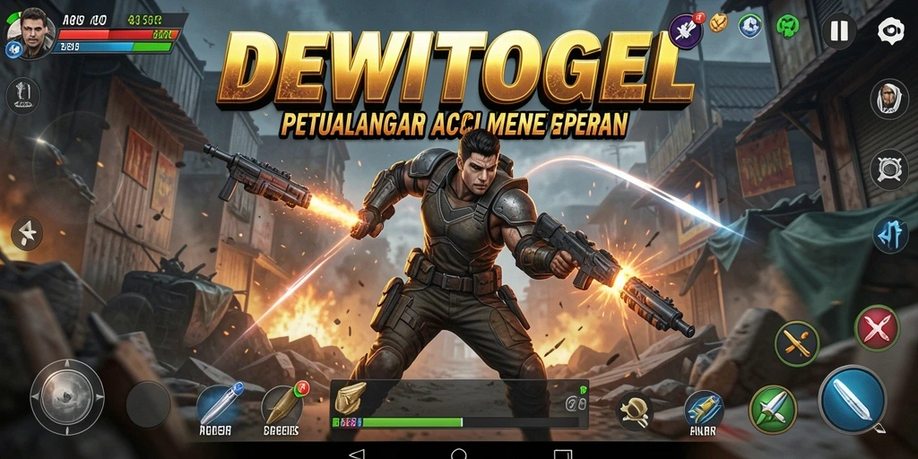Screenshot gameplay DEWITOGEL yang menampilkan aksi seru dalam pertarungan.