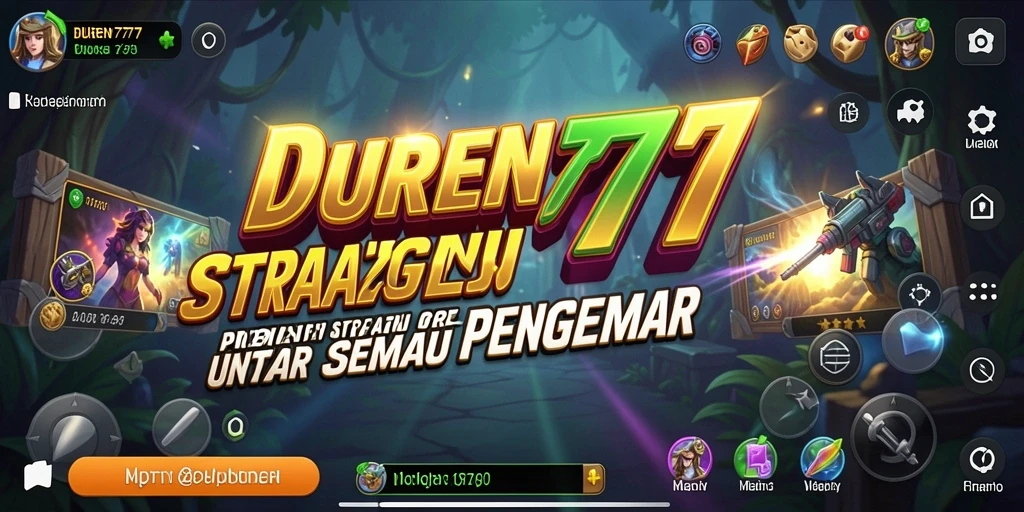 Screenshot DUREN777 menampilkan aksi strategi yang intens.