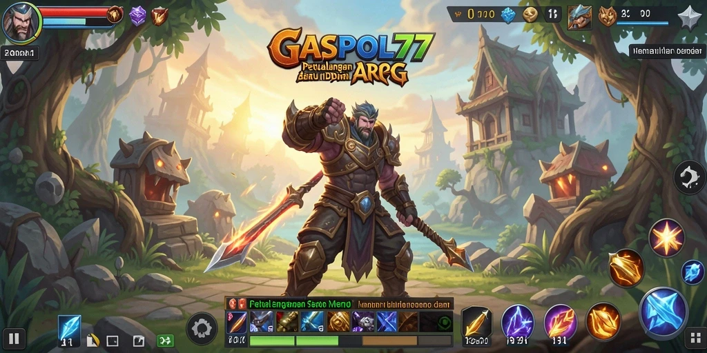 Tampilan menakjubkan dari gameplay ARPG GASPOL77.