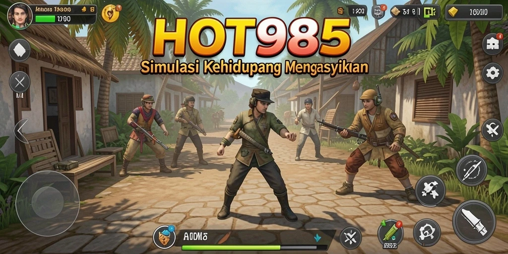 Tampilan gameplay HOT985 yang menakjubkan dan realistis.