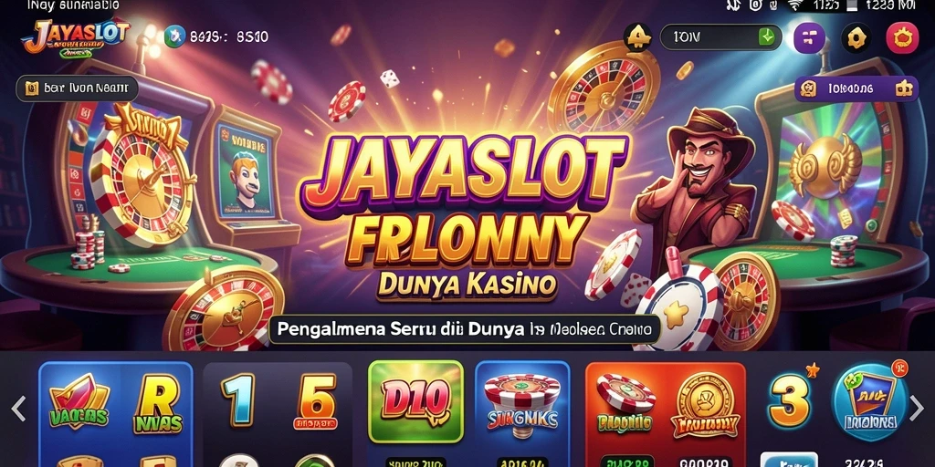 Tampilan menarik dari gameplay <strong>JAYASLOT</strong> dengan efek visual yang luar biasa.