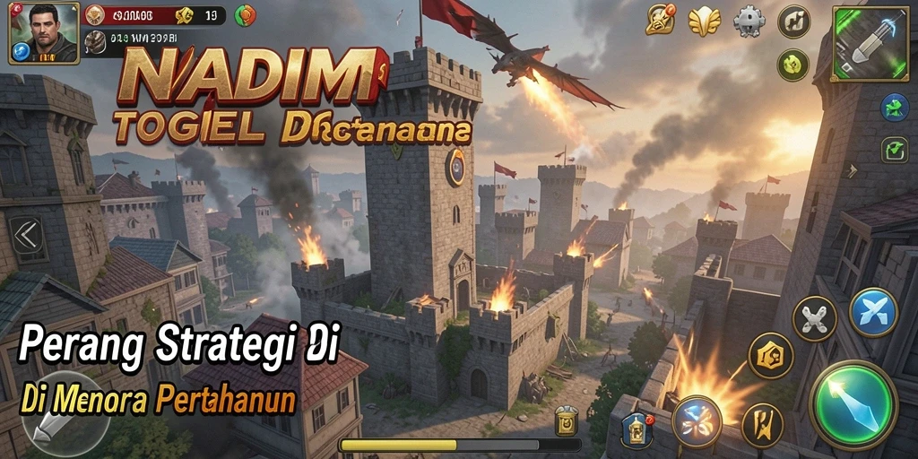 Tampilan gameplay Tower Defense yang seru dan mendebarkan.