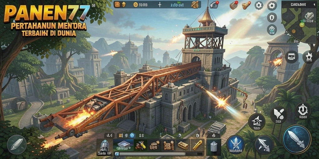 Menampilkan gameplay seru dengan strategi menara pertahanan.