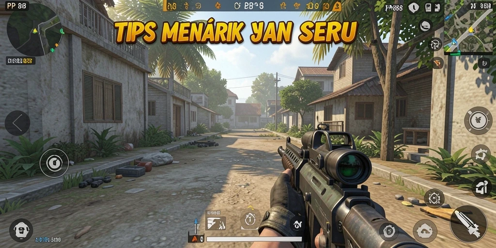 Screenshot PP88 menampilkan aksi gameplay TPS yang mendebarkan.