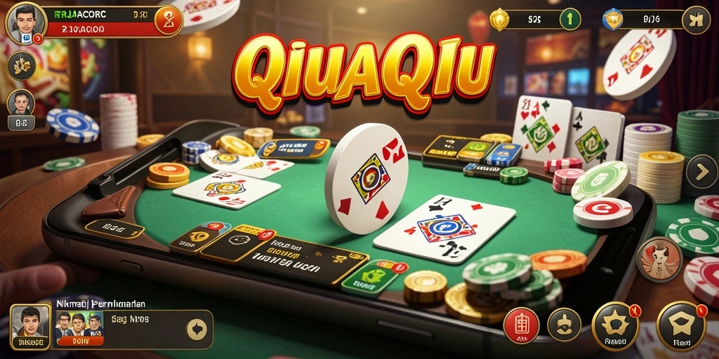 Screenshot gameplay QiuQiu RAJACORC yang seru dan menantang.