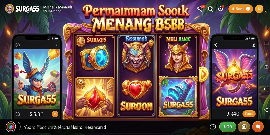 Tampilan menarik dari gameplay SURGA55 yang seru dan menghibur.