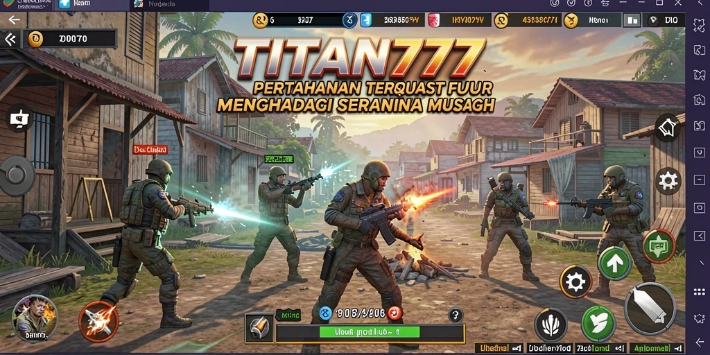 Gameplay seru Tower Defense di TITAN777 memperlihatkan momen menegangkan.