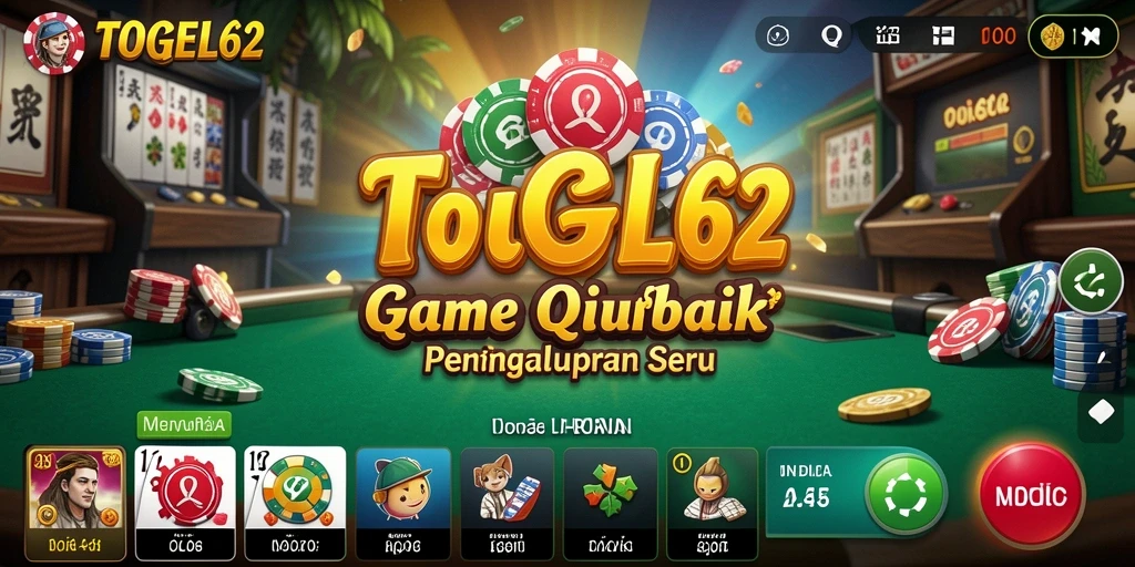Screenshot gameplay TOGEL62 yang menampilkan serunya permainan QiuQiu.